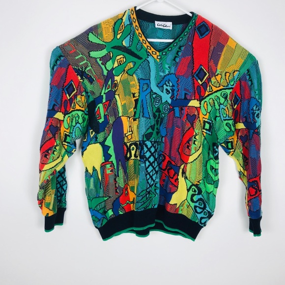 Carlo Colucci Casual Retro Pullover 